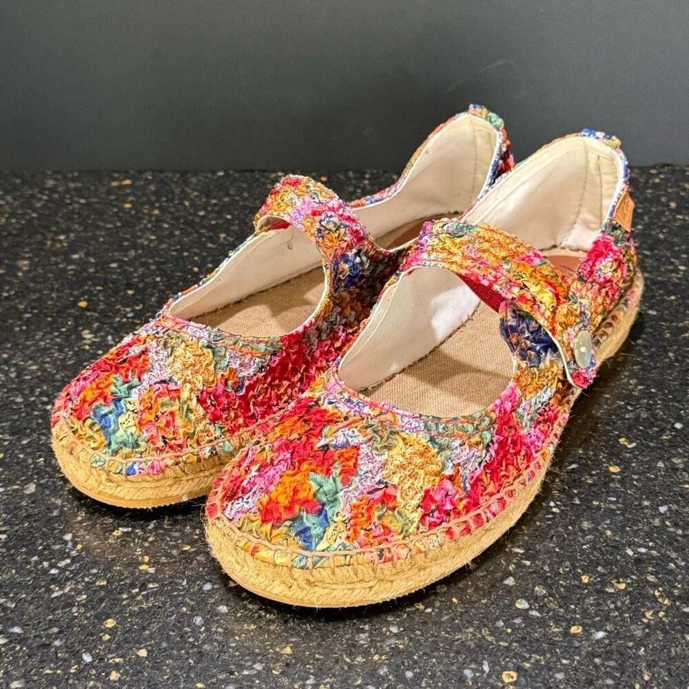 Montane 1902 Floral Mary Jane Espadrilles | 41/US 11
